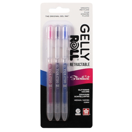 Sakura Gelly Roll Retractable Stardust, 3PK 50603